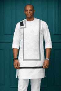 Simple Party Buba & Sokoto (Beige)