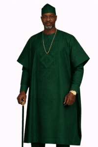Forest Green Agbada