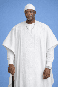 White Embroidered Agbada